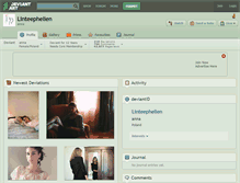 Tablet Screenshot of linteephelien.deviantart.com