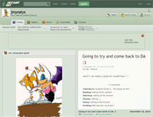 Tablet Screenshot of jmynstyx.deviantart.com