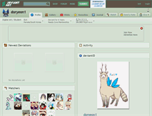 Tablet Screenshot of doryeon1.deviantart.com