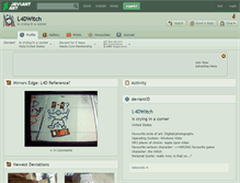 Tablet Screenshot of l4dwitch.deviantart.com