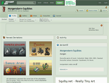 Tablet Screenshot of morgenstern-squibies.deviantart.com
