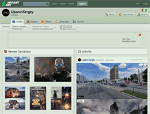 Tablet Screenshot of lipanovsergey.deviantart.com