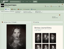 Tablet Screenshot of disturbed-enigma.deviantart.com