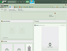Tablet Screenshot of aheorian.deviantart.com