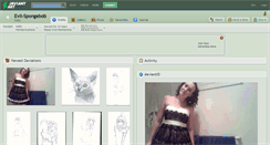 Desktop Screenshot of evil-spongebob.deviantart.com