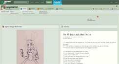 Desktop Screenshot of angelgarnet.deviantart.com