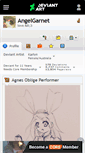 Mobile Screenshot of angelgarnet.deviantart.com