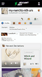 Mobile Screenshot of my-nam3iz-n0t-urs.deviantart.com