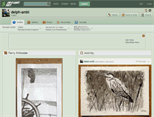 Tablet Screenshot of delph-ambi.deviantart.com