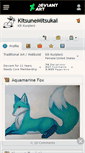 Mobile Screenshot of kitsunemitsukai.deviantart.com