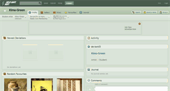 Desktop Screenshot of kimo-green.deviantart.com