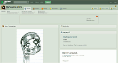 Desktop Screenshot of harlequins-smirk.deviantart.com