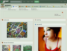 Tablet Screenshot of delistein.deviantart.com