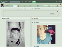 Tablet Screenshot of muzza41.deviantart.com