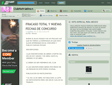 Tablet Screenshot of clubnxh-latino.deviantart.com