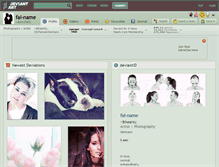 Tablet Screenshot of fal-name.deviantart.com