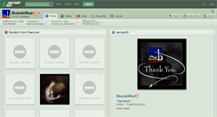 Desktop Screenshot of bluerainblue.deviantart.com