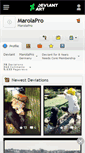 Mobile Screenshot of marolapro.deviantart.com