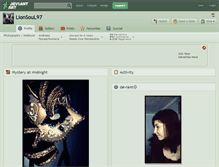 Tablet Screenshot of lionsoul97.deviantart.com