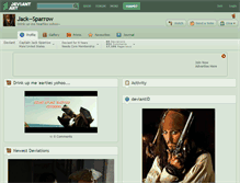 Tablet Screenshot of jack--sparrow.deviantart.com