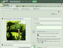 Tablet Screenshot of noody.deviantart.com