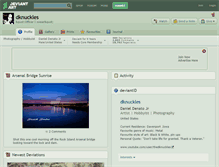 Tablet Screenshot of dknuckles.deviantart.com