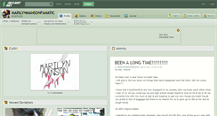 Desktop Screenshot of marilynmansonfanatic.deviantart.com