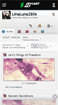 Mobile Screenshot of linaluna2806.deviantart.com
