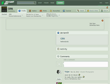 Tablet Screenshot of glitt.deviantart.com