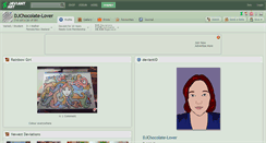 Desktop Screenshot of djchocolate-lover.deviantart.com