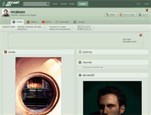 Tablet Screenshot of mcabozo.deviantart.com