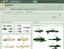 Tablet Screenshot of emptysoul01.deviantart.com