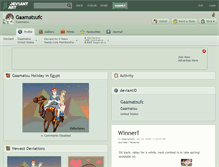 Tablet Screenshot of gaamatsufc.deviantart.com