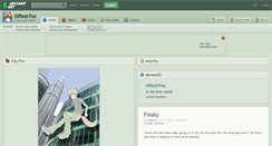 Desktop Screenshot of gifted-fox.deviantart.com