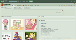 Desktop Screenshot of paige-chan.deviantart.com