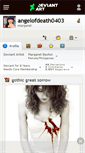 Mobile Screenshot of angelofdeath0403.deviantart.com