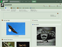 Tablet Screenshot of canonsx20.deviantart.com