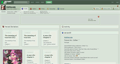 Desktop Screenshot of kishiscute.deviantart.com