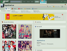 Tablet Screenshot of agustinacruz.deviantart.com