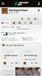 Mobile Screenshot of harlequinngun.deviantart.com