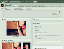 Tablet Screenshot of little-ruffy.deviantart.com