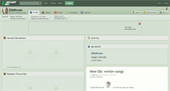 Desktop Screenshot of ellethwen.deviantart.com
