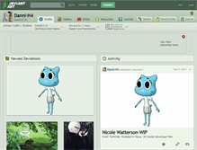 Tablet Screenshot of danni-h4.deviantart.com