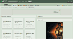 Desktop Screenshot of cesura.deviantart.com