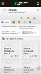 Mobile Screenshot of cesura.deviantart.com