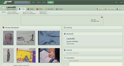 Desktop Screenshot of laurenek.deviantart.com
