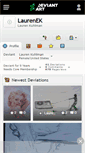 Mobile Screenshot of laurenek.deviantart.com