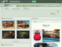 Tablet Screenshot of belpom.deviantart.com