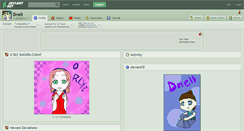 Desktop Screenshot of dnell.deviantart.com