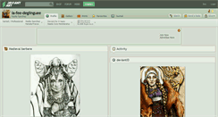 Desktop Screenshot of la-fee-deglinguee.deviantart.com